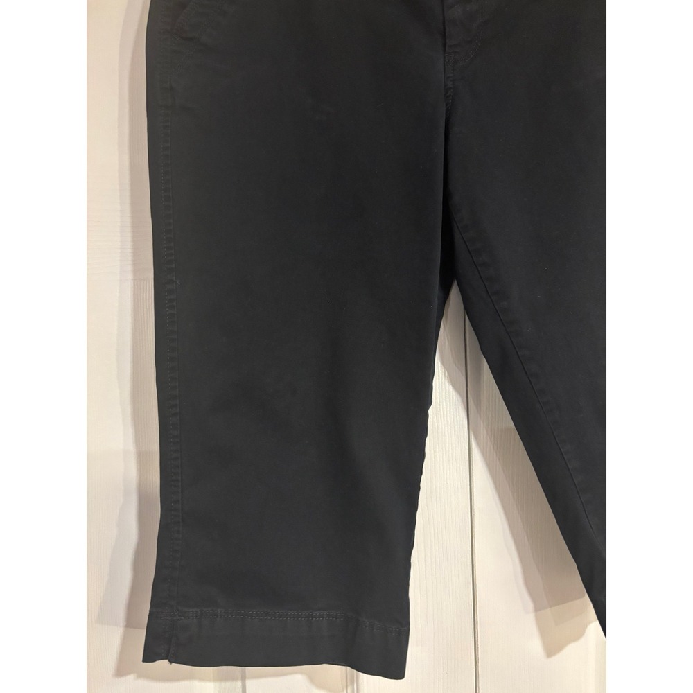 Old Navy Perfect Capris Black Chino Women's 10 - Picture 2 of 5